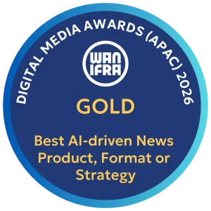 APAC 金賞 — 最優秀AI活用ニュース製品・フォーマット・戦略部門 (WAN-IFRA Digital Media Awards APAC 2026)